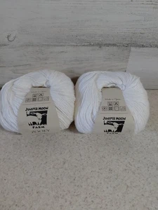 Juniper Moon Farm Zooey Cotton Linen Yarn Lot of 2 Sea Salt 284 Yds Each - Picture 1 of 3