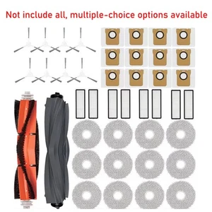 Main Side Brushes/Filter/Dust Bag/Mop for Xiaomi Robot Vacuum X20+ / X20 Plus - Picture 1 of 19
