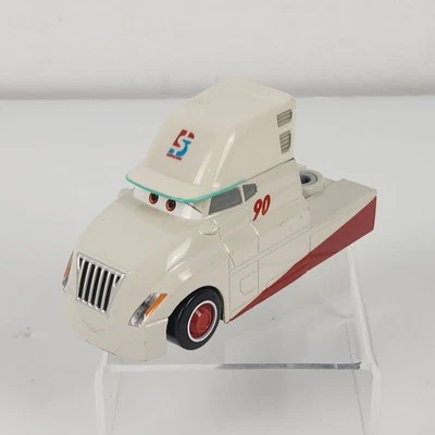 Disney Pixar CARS PONCHY WIPEOUT 90 Hauler escala 1:55 fundido  - Imagem 1 de 4