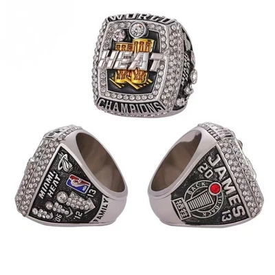 Anillo Miami Heat 2013 NBA talla 11 Foto 1 de 4
