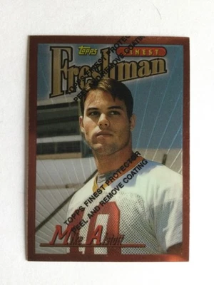 1996 Topps Finest - Mike Alstott #335 (RC) Rookie Card w/Coating Buccaneers  - Image 1 of 2
