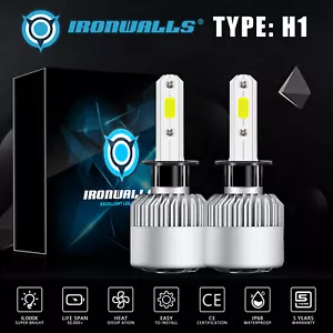 H1 Globes LED Headlight Conversion For Ford Falcon Twin Headlight Bulbs 1998-08 - Picture 1 of 12