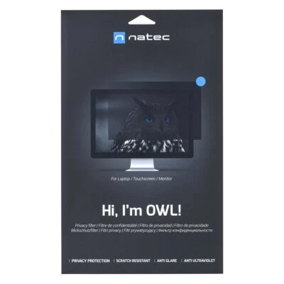 5901969446043 NATEC PRIVACY FILTER OWL 17.3" 16:9 NATEC - Image 1 of 3