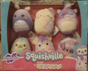 Malvaviscos Squishville Purple Pals Squad NUEVOS EN CAJA - Imagen 1 de 3
