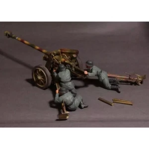 Kit modelo resina 1/35 3 piezas soldados alemanes artillería sin arma Segunda Guerra Mundial sin pintar - Imagen 1 de 5
