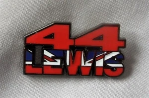 *NEW* Lewis Hamilton 44 enamel badge. F1, Formula One, Ferrari - Picture 1 of 1