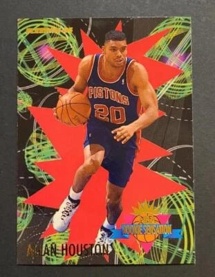 1994-95 Fleer Rookie Sensation #10 Allan Houston - Image 1 of 2