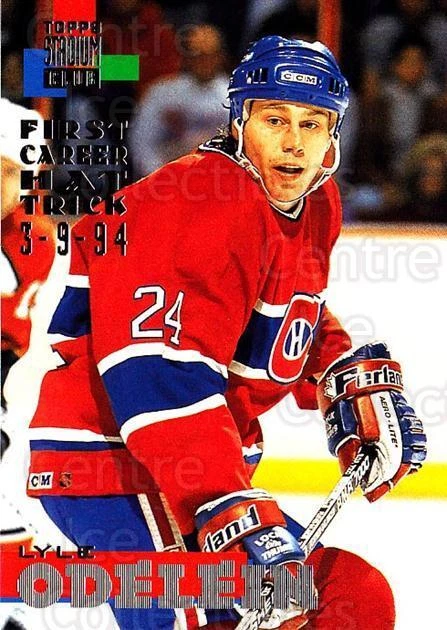 1994-95 Stadium Club #104 Lyle Odelein - Image 1 of 1