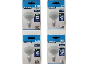 4 x 10w = 60w LED Reflector Spot Light Bulb Lamp ES Screw In R80 Warm White - Picture 1 of 12