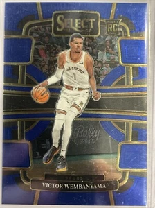 2023-24 Panini Select - Concourse Blue #87 Victor Wembanyama (RC) - Picture 1 of 2