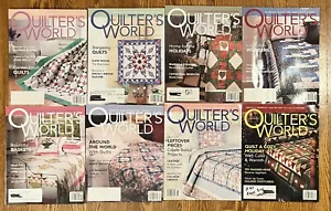 Quilter’s World Magazines Lot Quilts Patterns Quilting 8 Issues 2003-2006 - Picture 1 of 1