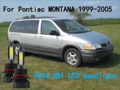 9004 HB1 Bombillas LED haz alto/bajo para Pontiac Montana 1995-1999 6000K Foto 1 de 4