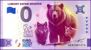 UERC / LUMIGNY SAFARI RESERVE / BILLET 0 € / 0 EURO-SCHEIN / 2025-4 - Picture 1 of 1