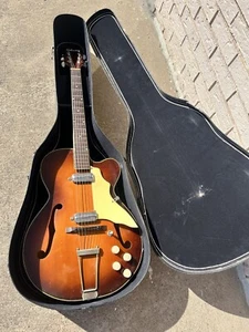 1959 Silvertone Aristocrat Archtop w/ HSC - N - Picture 1 of 7