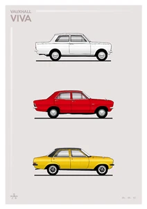 POSTER - VAUXHALL VIVA EVOLUTION - (A4 A3 A2 Sizes) HA HB HC chevette astra - Picture 1 of 3