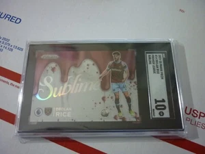 DECLAN RICE 2022-23 Panini Prizm Premier League #14 Sublime SSP SGC 10 - Picture 1 of 3
