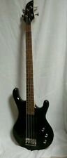 CARAYA BLACK 4 STRING ELECTRIC BASS GUITAR  2 PICKUPS, -NEW W/CASE! for sale