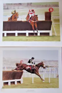 2 Classic HORSE RACING PRINTS by STEPHEN SMITH signed limited edition CHELTENHAM - Picture 1 of 4