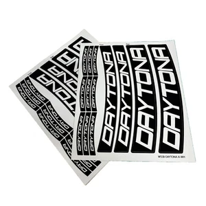 For Daytona 675 R 765 1200 Bike Model Letter Decals 17 inch Wheel Sticker Kit - Bild 1 von 3