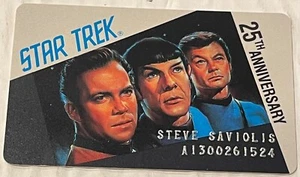 1991-92 Star Trek Original Series 25th Anniversary Expired Membership Card - Picture 1 of 3