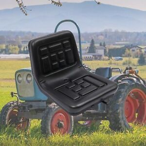 Universal Traktorsitz Schwarz Schleppersitz Fahrersitz Bagger Treckersitz Profi