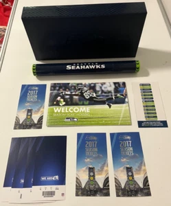SEATTLE SEAHAWKS Official 2017 Season Ticket Holder Box w/ POSTER booklet more - Picture 1 of 5