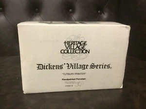 Vintage Dept 56 Heritage Village Dickens Series Tutbury Printer 5568-9 - Picture 1 of 10