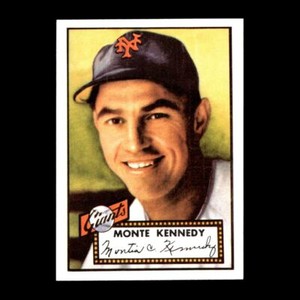 Monte Kennedy 1983 Topps 1952 Reprint Series New York Giants #124 NM+ Pack Fresh