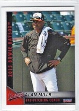 2015 Bowie Baysox (Double-A Baltimore Orioles) Alan Mills