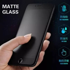 Full Cover Matte Tempered Glass Screen Protector For iPhone 15 14 Pro Max 13 X - Picture 1 of 6