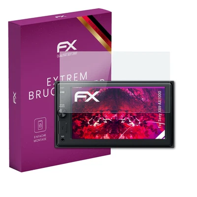 atFoliX Glasfolie für Sony XAV-AX1000 Displayfolie 9H Schutzpanzer - Bild 1 von 4