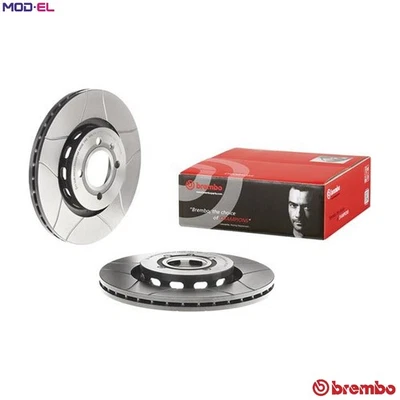 2x BRAKE DISC 09.6728.75 FOR VW GOLF/II/Mk PASSAT CORRADO SEAT CORDOBAAQX 1.8L - Image 1 of 4