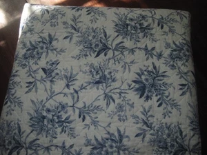Full/Queen Walled Garden Quilt/Bedspread Blue - Laura Ashley - Picture 1 of 14
