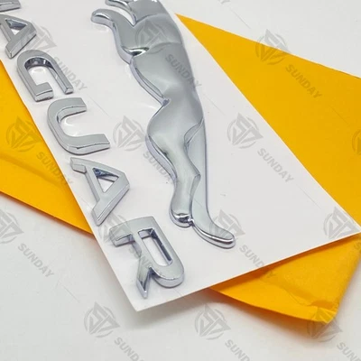 For Jaguar Sport Silver Liftgate Tailgate Hatch Emblem Badge Nameplate Letter Foto 1 de 4