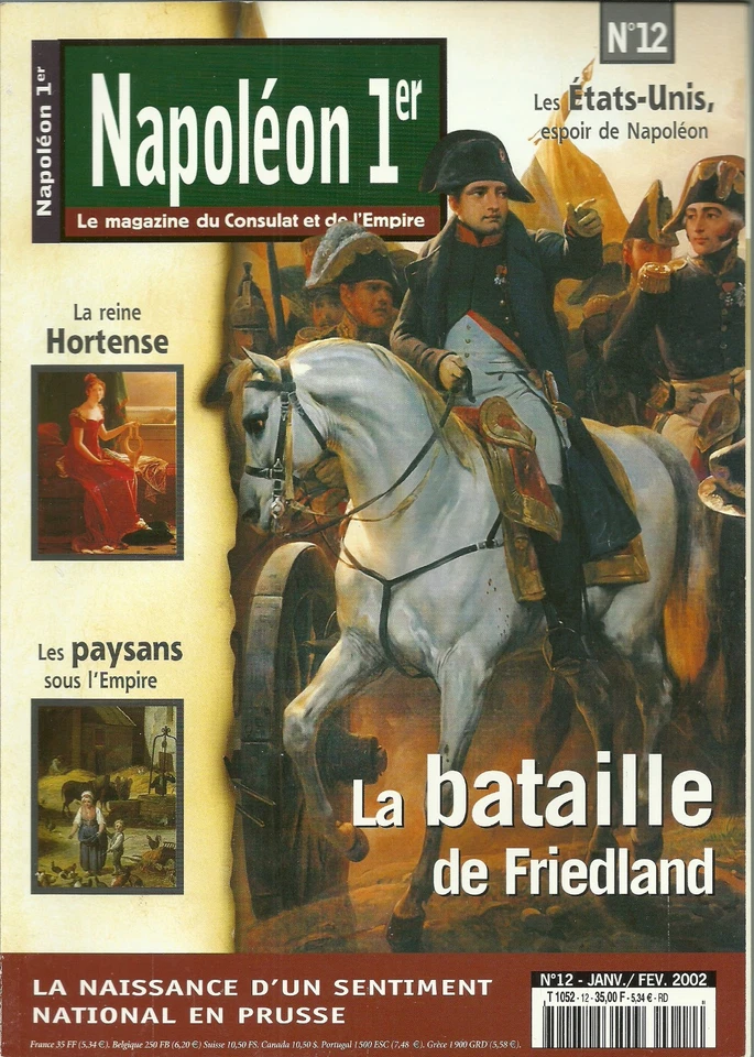 Napoléon 1er le magazine du consulat et de l'empire n°12  Friedland - Photo 1/1