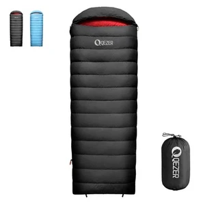 Down Sleeping Bag for Adults, 600 Fill Power, Ultralight & Compact with Compr... - Picture 1 of 7