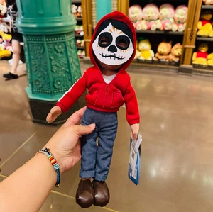 Disney Parks Pixar Coco Miguel Plush Stuffed Toy day of the dead hoodie - Picture 1 of 2