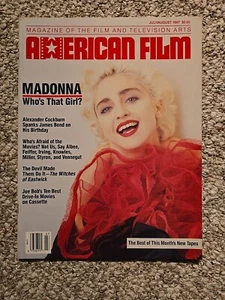 American Film Magazine July August 1987 / Madonna Cover Who's That Girl? - Picture 1 of 2