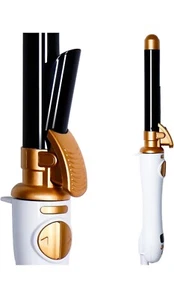 Automatic Hair Curling Wand, Rotating Curling Iron with Ceramic Ionic Barrel 1” - Picture 1 of 6