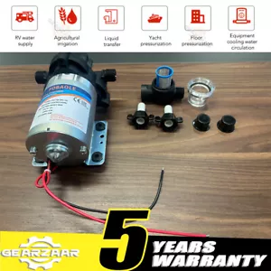 2024 New Water Pump 45psi 12v 3.1 Bar Auto Trail King 7 Caravan Motorhome Boat - Picture 1 of 12