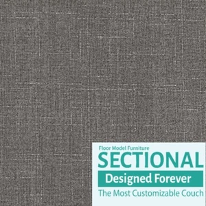 Sectional Side Cover: Flagstone Brushed Weave- Floor Model - Picture 1 of 2