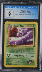 2000 Pokemon Koga's Muk Gym Challenge 1st Edition CGC 9 26/132 - Bild 1 von 1