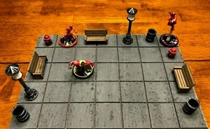 Heroclix City Objects Set Accessori Paesaggio Scenario Terreno Warhammer - Foto 1 di 4