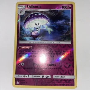 Pokémon TCG Shiinotic Sun & Moon: Ultra Prism 093/156 Reverse Holo Rare - Picture 1 of 8