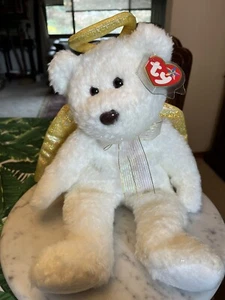 Vintage TY Beanie Buddy Halo II The Angel Bear MWMTs - Picture 1 of 6
