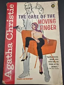 Agatha Christie The Case of The Moving Finger Avon Books 1942 Mystery Crime Vtg - Picture 1 of 12