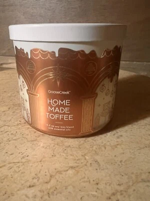 Vela perfumada grande de 3 mechas Goose Creek TOFFEE CASERA, 14,5 OZ Foto 1 de 4