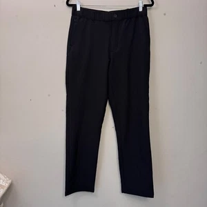 Pantalones de vestir Goodfellow elásticos cinturón lazo cordón negro XS excelentes pantalones de trabajo - Imagen 1 de 11