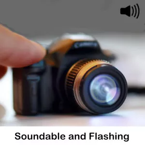 Mini Spielzeug LED Kamera Schlüsselanhänger Blitzlicht Soundeffekt Geschenk 1STK - Bild 1 von 12