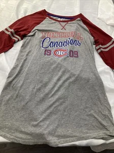 Montreal Canadiens 1909  T shirt Women’s Nighty Nightdress Size L Long Shirt NHL - Bild 1 von 9